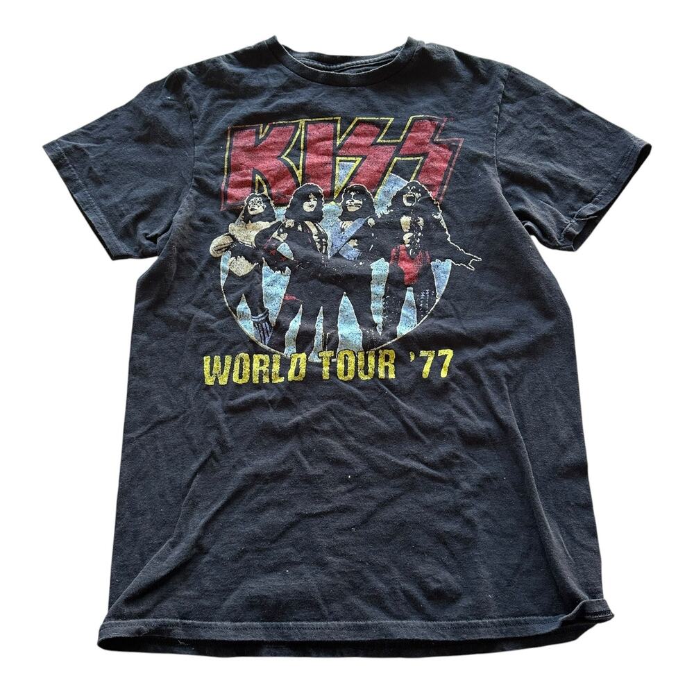 Mens Shirt Size Small Band Tee Kiss Vintage Rock Classic Hair Band 80s Legends